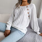 Square Neck Cable Jumper