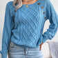 Square Neck Cable Jumper