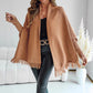 Fringe Hem Knit Poncho