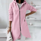 Longline Zip-Up Hoodie