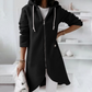 Longline Zip-Up Hoodie