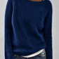 Fluffy Wide Neck Jumper