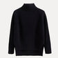 Ribbed Roll Neck Jumper with Side Slits
