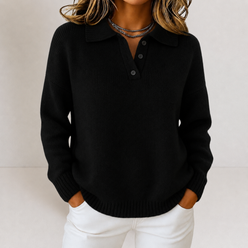 Polo Collar Knit Jumper