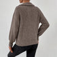 Chunky Wide Collar Half-Zip