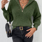 Chunky Wide Collar Half-Zip