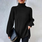 Chunky Rib Roll Neck Jumper