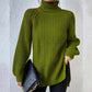 Chunky Rib Roll Neck Jumper