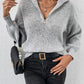 Chunky Rib Half-Zip Jumper