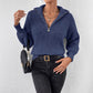 Chunky Rib Half-Zip Jumper