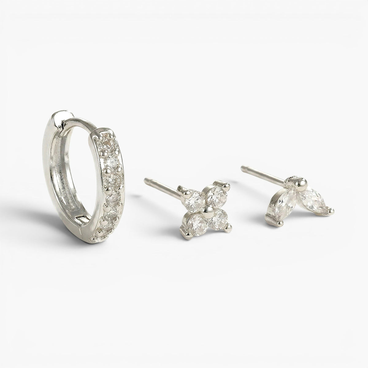 Naviiz Earrings Naviiz Silver  Silver