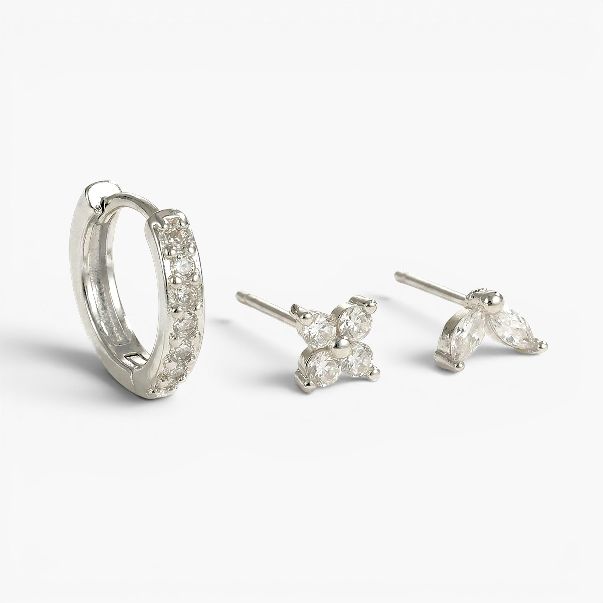 Naviiz Earrings Naviiz Silver  Silver