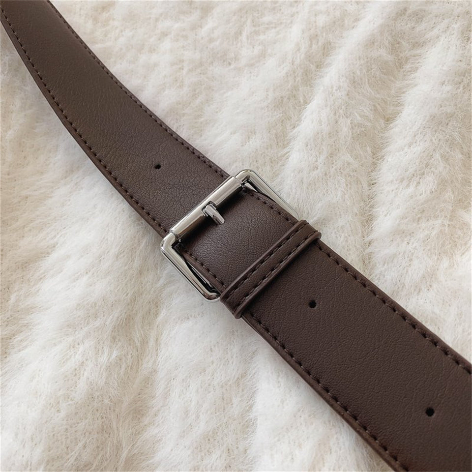 Crescent Bag Faux Leather with Zip and Removable Strap