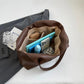Hobo Bag Faux Leather Textured Grain with Magnetic Snap