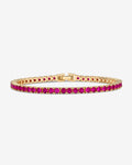 Jewlari Bracelet Naviiz Yellow Gold 6.5 Inches Yellow Gold / 6.5 Inches / Ruby