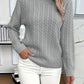 Twisted Cable Crewneck Jumper
