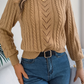 Chevron Cable Crewneck Jumper