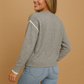 Shoulder Stripe Crewneck Jumper