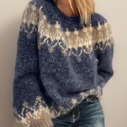 Brushed Nordic Yoke Jumper