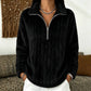 Ribbed Fleece Half-Zip