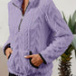 Textured Fleece Half-Zip