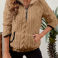 Textured Fleece Half-Zip