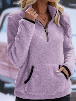 Plush Fleece Half-Zip Pullover