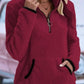 Plush Fleece Half-Zip Pullover