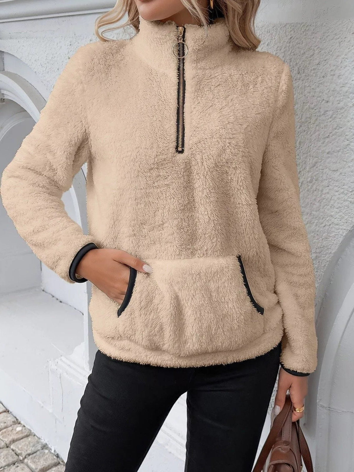 Plush Fleece Half-Zip Pullover