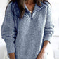 Cable Half-Zip Collar Jumper