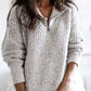 Cable Half-Zip Collar Jumper
