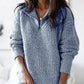 Stand Collar Half-Zip Jumper