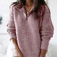 Stand Collar Half-Zip Jumper