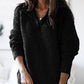 Stand Collar Half-Zip Jumper