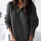 Stand Collar Half-Zip Jumper