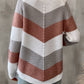 Chevron Colour Block Jumper