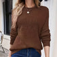 Mixed Rib Side Slit Jumper