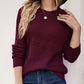 Mixed Rib Side Slit Jumper