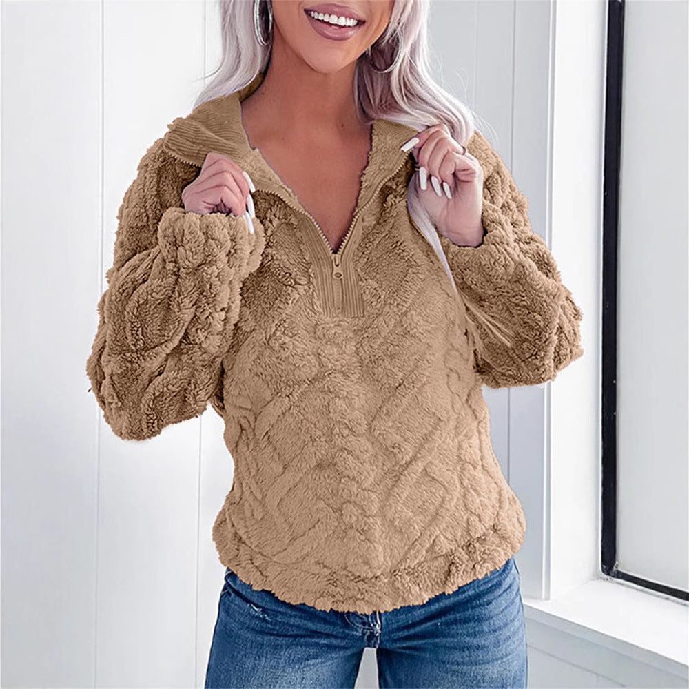 Plush Fleece Quarter-Zip