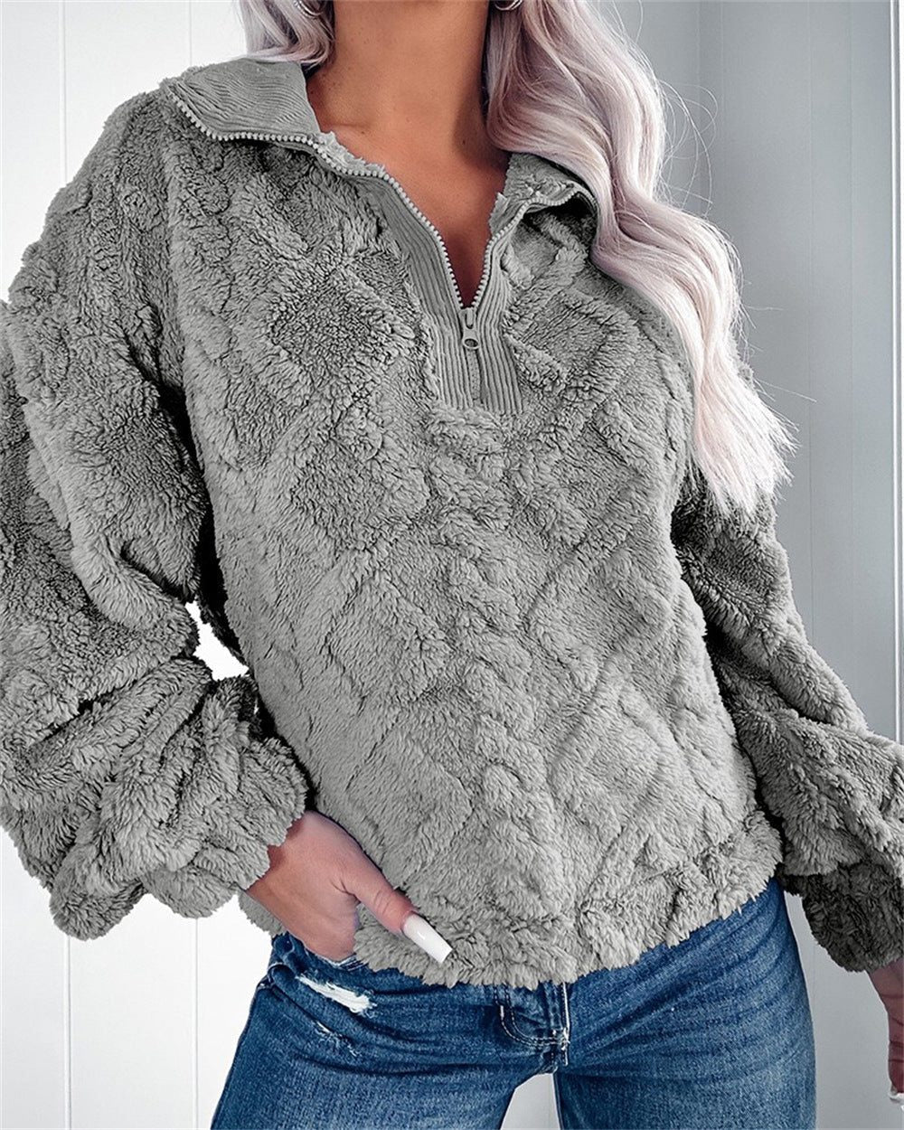 Plush Fleece Quarter-Zip