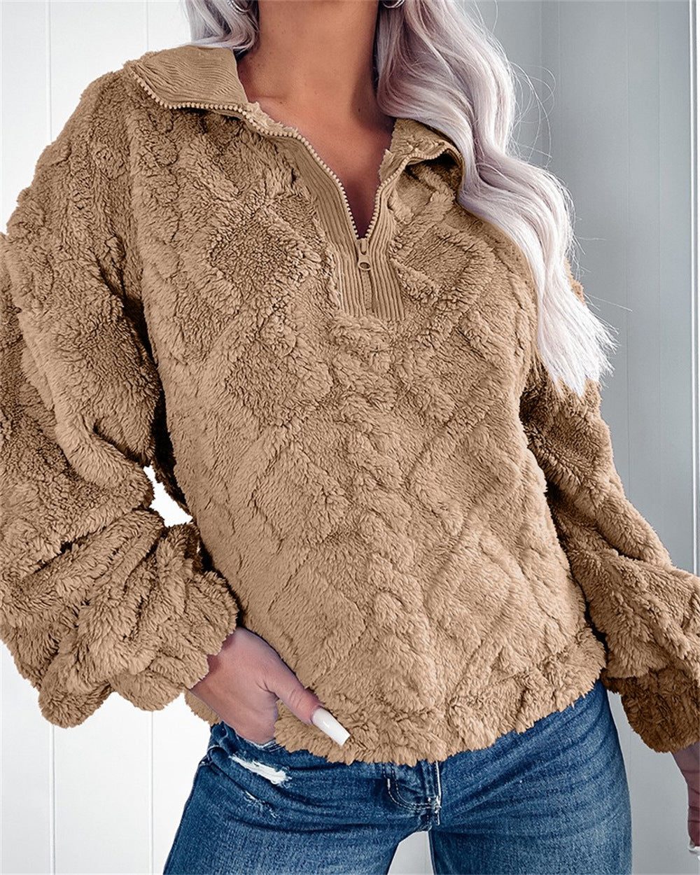 Plush Fleece Quarter-Zip