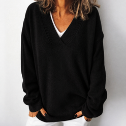 Relaxed Deep V Jumper
