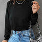 Cropped Raglan Sweatshirt