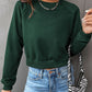 Cropped Raglan Sweatshirt