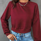 Cropped Raglan Sweatshirt