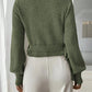 Cropped Wrap Tie Jumper