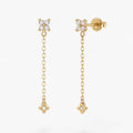 Crystal Teardrop Drop Earrings