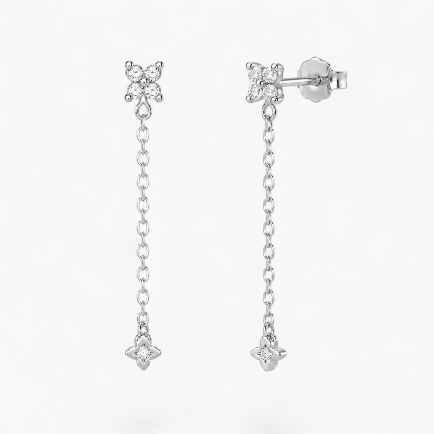 Naviiz Earrings Naviiz Silver  Silver