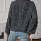Chunky Cable Puff Sleeve Jumper