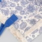 Tote Bag Patterned Textured Canvas with Zip and Reinforced Handles